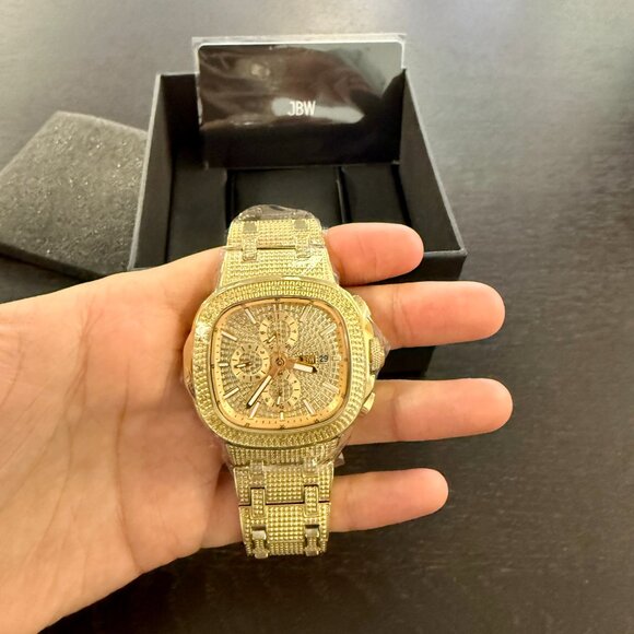 Jbw Men's DiamondWatch in 18k Gold-plated Stainless-steel Watch - Picture 3 of 8